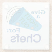 Ausrufen für Köche Glasuntersetzer (Rückseite)