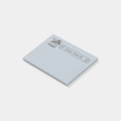 Ausrufen für Künstler 4x3 Post-it Klebezettel (angewinkelt)