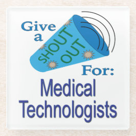 Ausrufen für Medizintechniker Glasuntersetzer