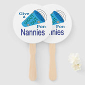 Ausrufen für Nannys Fächer (Vorne und Hinten)