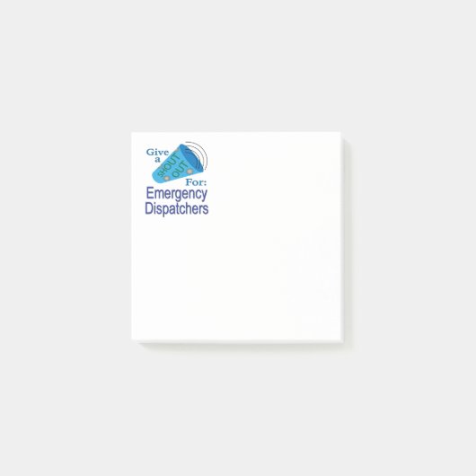 Ausrufen für Notausgänge Post-it Klebezettel (Vorderseite)