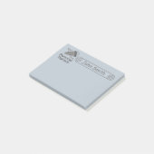 Ausrufen für Personal Trainer 4x3 Post-it Klebezettel (angewinkelt)