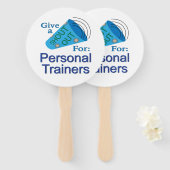 Ausrufen für Personal Trainer Fächer (Vorne und Hinten)