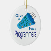 Ausrufen für Programmierer Keramik Ornament (Rechts)