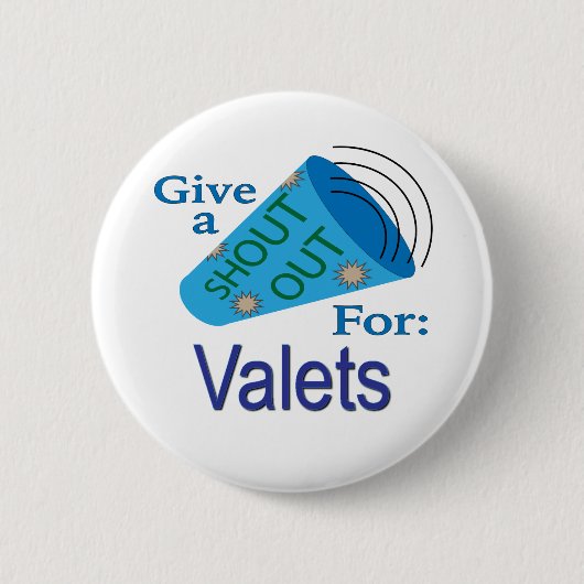 Ausrufen für Valets Button (Vorderseite)