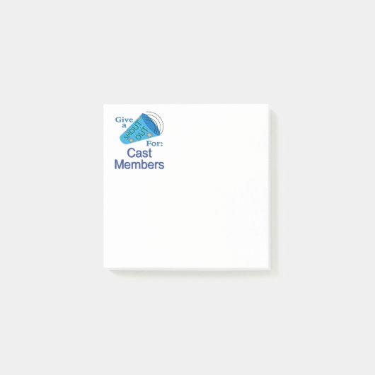 Ausrufen für veraltete Mitglieder Post-it Klebezettel (Vorderseite)