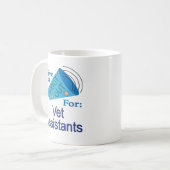 Ausrufen für Vet-Assistenten Kaffeetasse (Vorderseite Links)