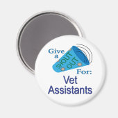 Ausrufen für Vet-Assistenten Magnet (Vorderseite/Rückseite)