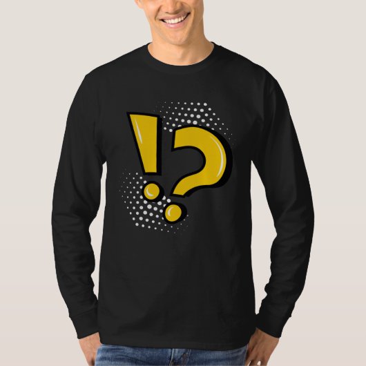 Ausrufezeichen Fragezeichen Satzzeichen Sc T-Shirt (Vorderseite)