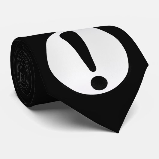 Ausrufezeichen! Krawatte (Gerollt)