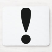 Ausrufezeichen Mousepad (Vorne)