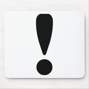 Ausrufezeichen Mousepad