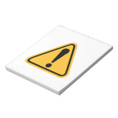 Ausrufezeichen Notizblock (Rotiert)