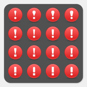 Ausrufezeichen Symbole Sticker