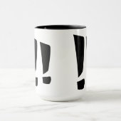 Ausrufezeichen Tasse (Zentrum)