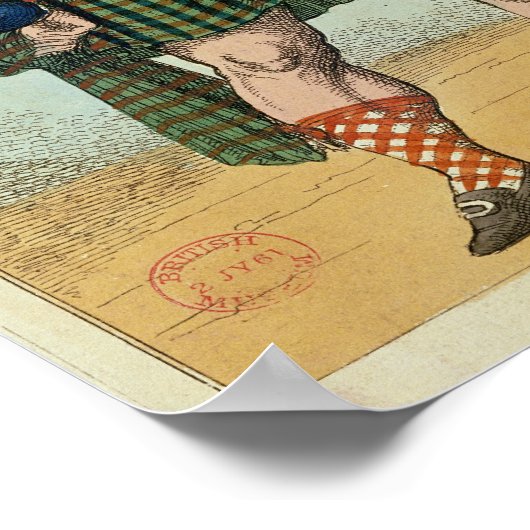 Ausrüstung für einen Nordbesuch, 1822 Poster (Ecke)