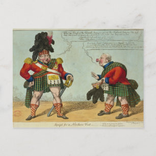 Ausrüstung für einen Nordbesuch, 1822 Postkarte