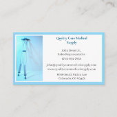 Ausrüstung für medizinische Senior Care Visitenkarte (Vorderseite)
