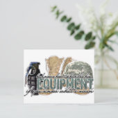 Ausrüstung Postkarte (Stehend Vorderseite)