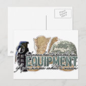 Ausrüstung Postkarte (Vorne/Hinten)