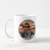 Ausrüstung und Nähmaschine Kaffeetasse (Links)