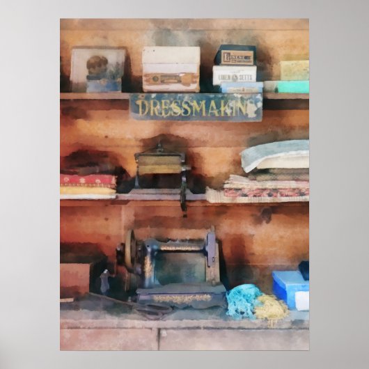 Ausrüstung und Nähmaschine Poster (Vorne)