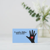 Ausrüstungs-Visitenkarten Visitenkarte (Stehend Vorderseite)