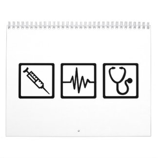 Ausrüstungsstethoskopspritze Kalender