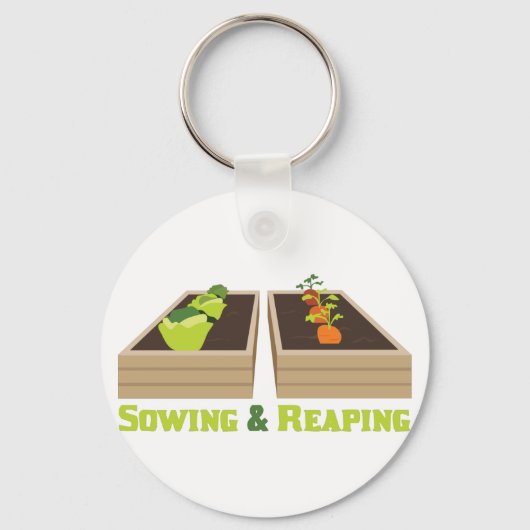 Aussäen und Ausreifen Schlüsselanhänger (Vorderseite)