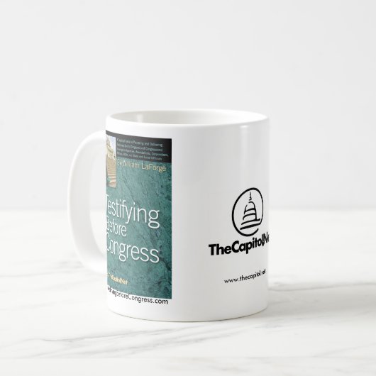 Aussage vor Kongress-Tasse Kaffeetasse (Vorderseite Links)