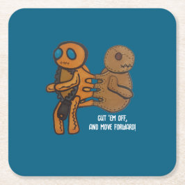 ausschalten rechteckiger pappuntersetzer