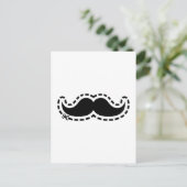 Ausschaltung von Mustache Postkarte (Stehend Vorderseite)