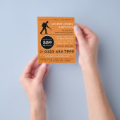 Ausscheider, Werbung für Schädlinge und Kontrollen Flyer (Gruppe)