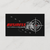 Ausscheiderate Pest Kontrolle Beruflich Visitenkarte (Vorderseite)