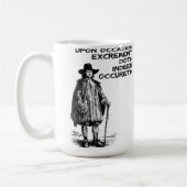 Ausscheidung Doth tatsächlich Occureth lustige Kaffeetasse (Links)