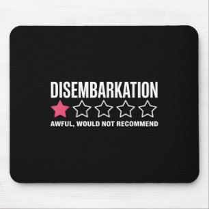 Ausschiffung Awful würde nicht empfehlen Funny Cru Mousepad