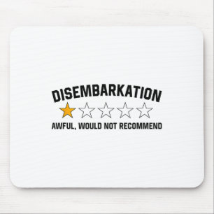 Ausschiffung Awful würde nicht empfehlen, lustiges Mousepad