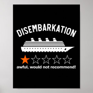 Ausschiffung Awful würde nicht empfehlen Poster
