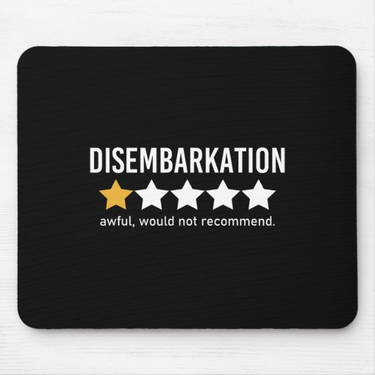Ausschiffung Fürchterlich Würde Nicht Empfehlen Lu Mousepad (Vorne)