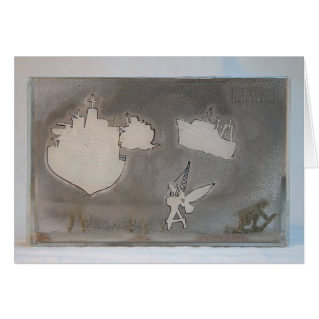 Ausschiffung K7 1986 Mixed-Media-Karte (Vorderseite (Horizontal))