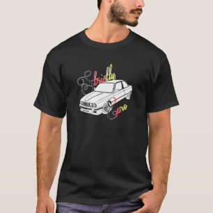 Ausschließlich schwarze Eurofarben BMWs E30 DTM T-Shirt