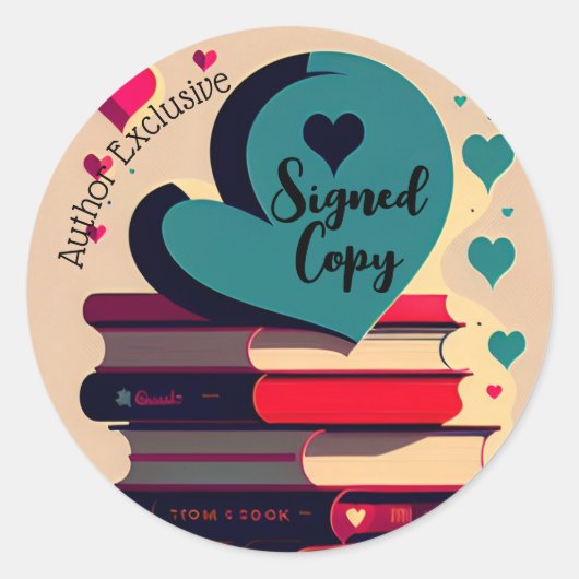 Ausschließliche unterzeichnete Kopie Runder Aufkleber (Vorderseite)