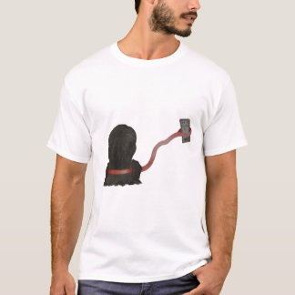 Ausschneiden der sozialen Medien T-Shirt