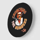 Ausschneiden der Zahlen Große Wanduhr (Winkel)