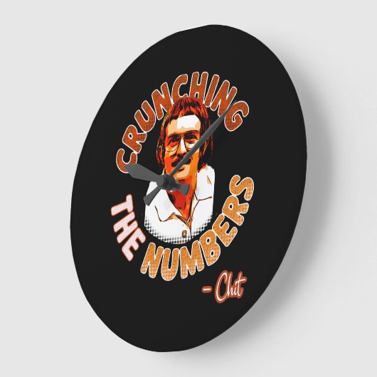 Ausschneiden der Zahlen Große Wanduhr (Winkel)