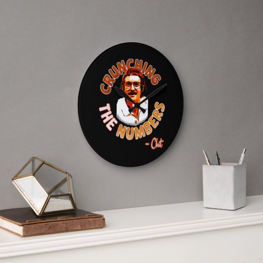 Ausschneiden der Zahlen Große Wanduhr (Büro)