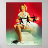 Ausschneiden des Buttons nach oben Poster (Vorne)