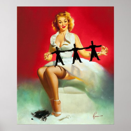 Ausschneiden des Buttons nach oben Poster (Vorne)