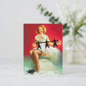 Ausschneiden des Buttons nach oben Postkarte (Stehend Vorderseite)