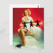 Ausschneiden des Buttons nach oben Postkarte (Vorne/Hinten)